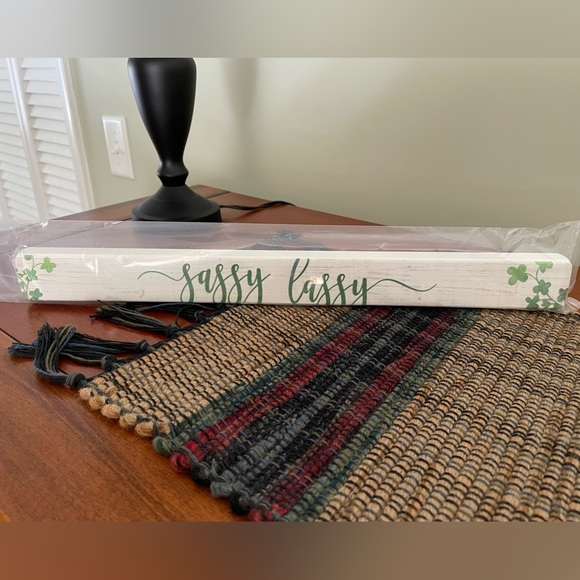 Sassy Lassy - St Patrick’s Day decor - small shelf sitter sign - Picture 3 of 7